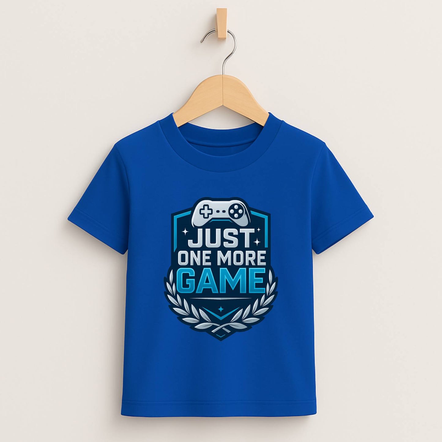 Just One More Game – Kids Esports Champion T-Shirt 🏆🎮