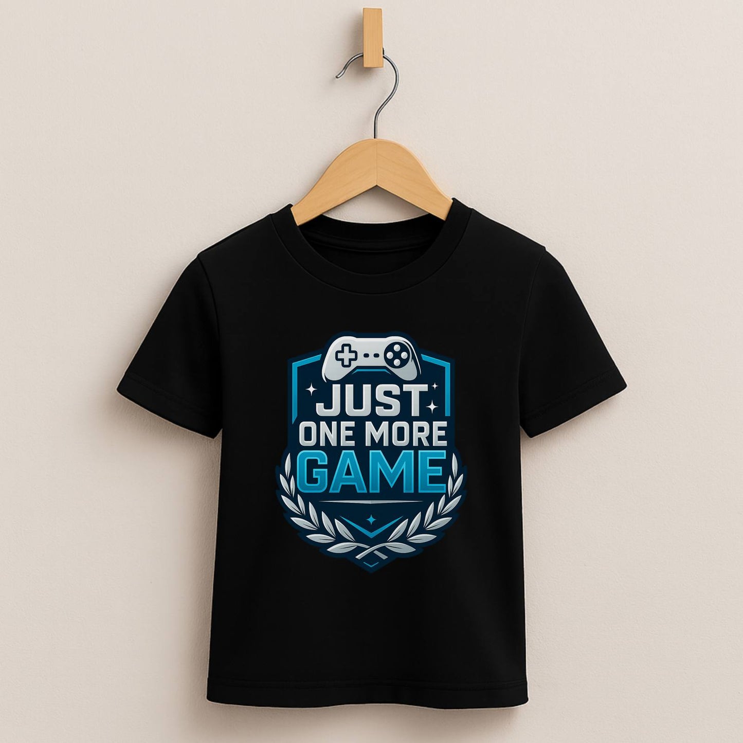Just One More Game – Kids Esports Champion T-Shirt 🏆🎮