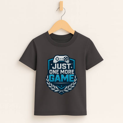Just One More Game – Kids Esports Champion T-Shirt 🏆🎮