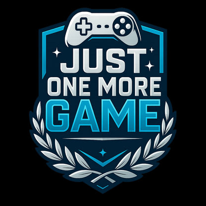 Just One More Game – Kids Esports Champion T-Shirt 🏆🎮