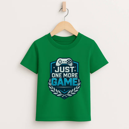 Just One More Game – Kids Esports Champion T-Shirt 🏆🎮