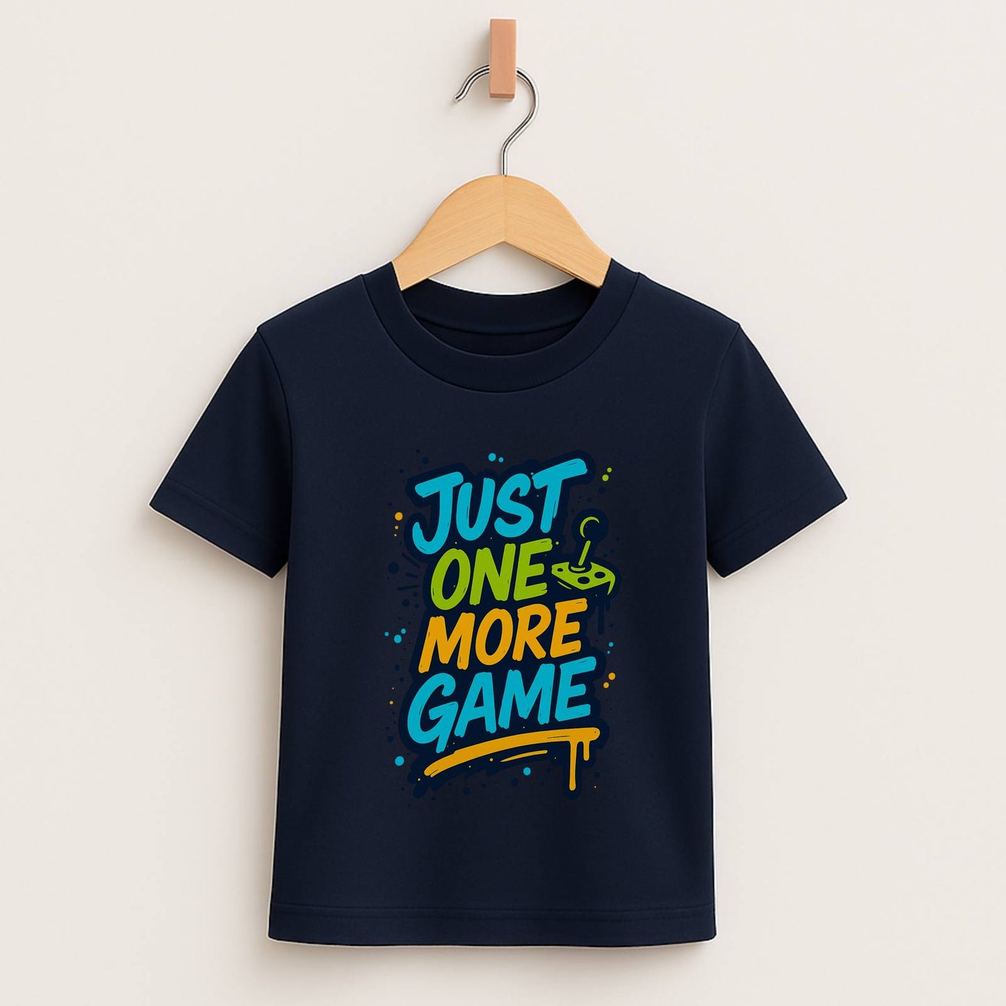 Just One More Game – Kids Graffiti Gamer T-Shirt 🎮🖌️