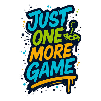 Just One More Game – Kids Graffiti Gamer T-Shirt 🎮🖌️