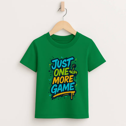 Just One More Game – Kids Graffiti Gamer T-Shirt 🎮🖌️
