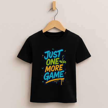 Just One More Game – Kids Graffiti Gamer T-Shirt 🎮🖌️