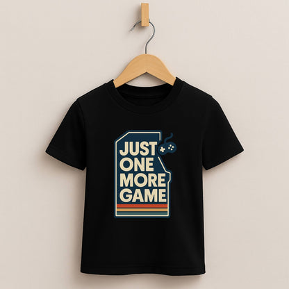 Just One More Game – Kids Retro Gamer T-Shirt 🎮👾