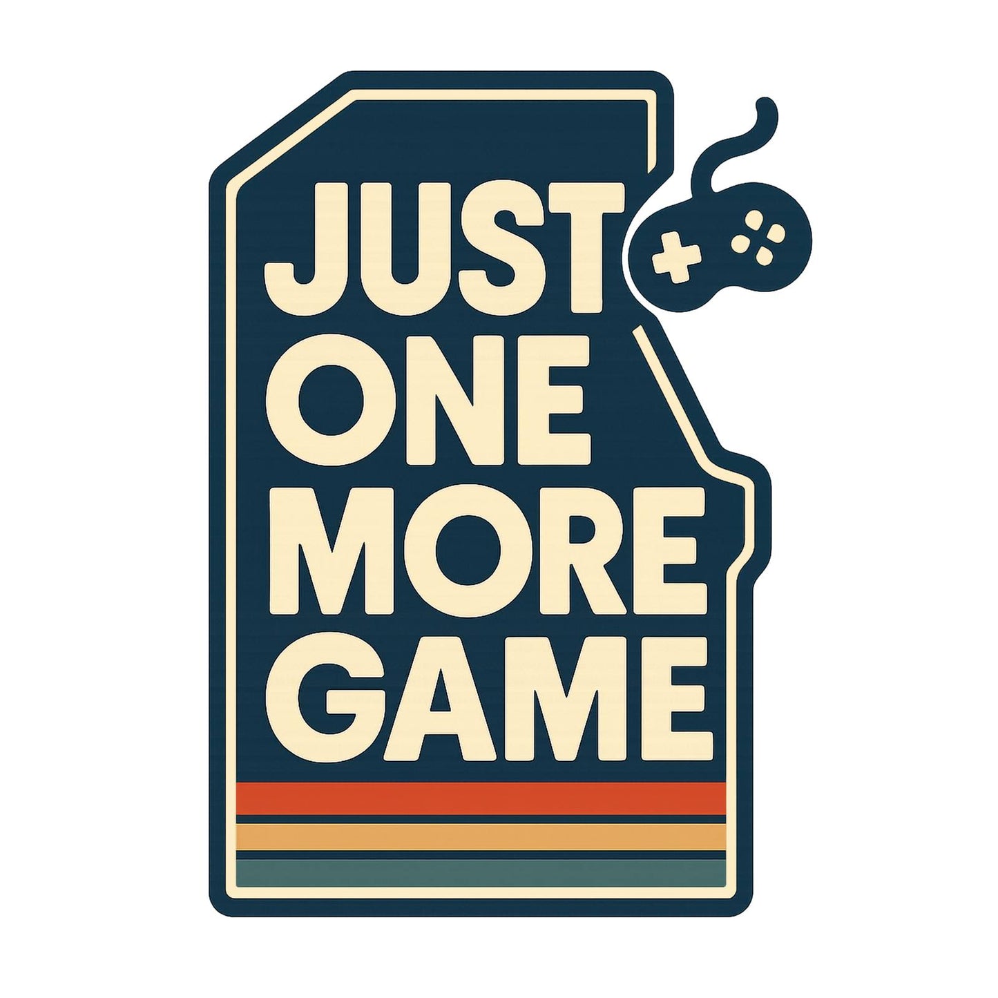 Just One More Game – Kids Retro Gamer T-Shirt 🎮👾