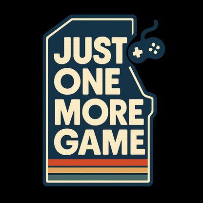 Just One More Game – Kids Retro Gamer T-Shirt 🎮👾