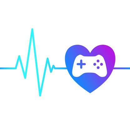 Gamer Heartbeat – Kids Gaming T-Shirt 💙🎮