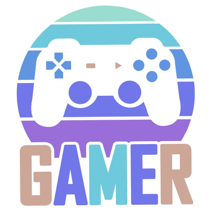 Gamer Sunset – Kids Gaming Tee 🎮🌅