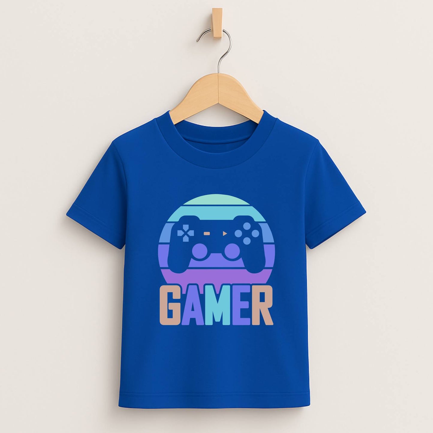 Gamer Sunset – Kids Gaming Tee 🎮🌅