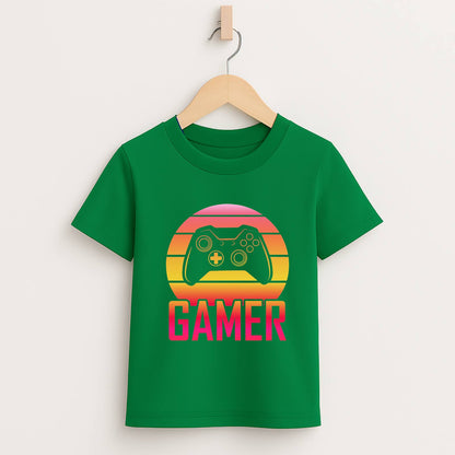 Gamer Sunset – XB Edition Kids Tee 🎮