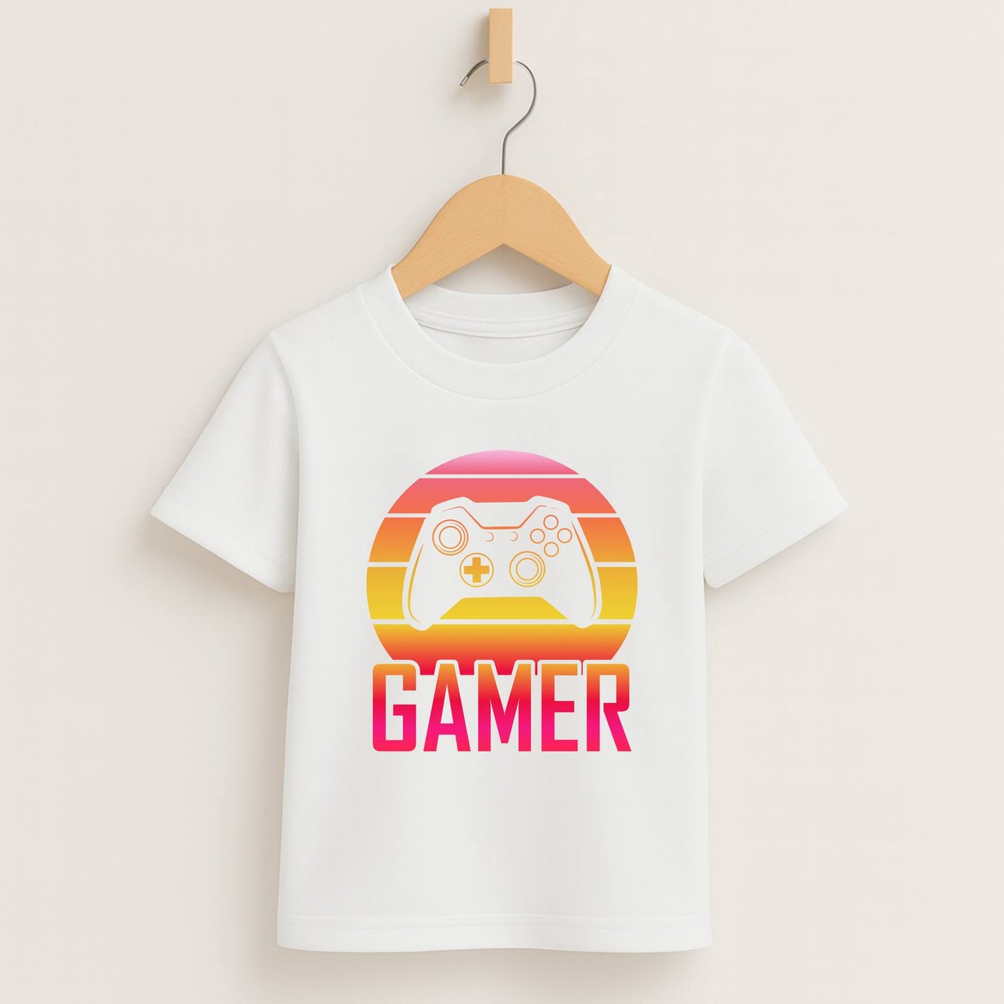 Gamer Sunset – XB Edition Kids Tee 🎮