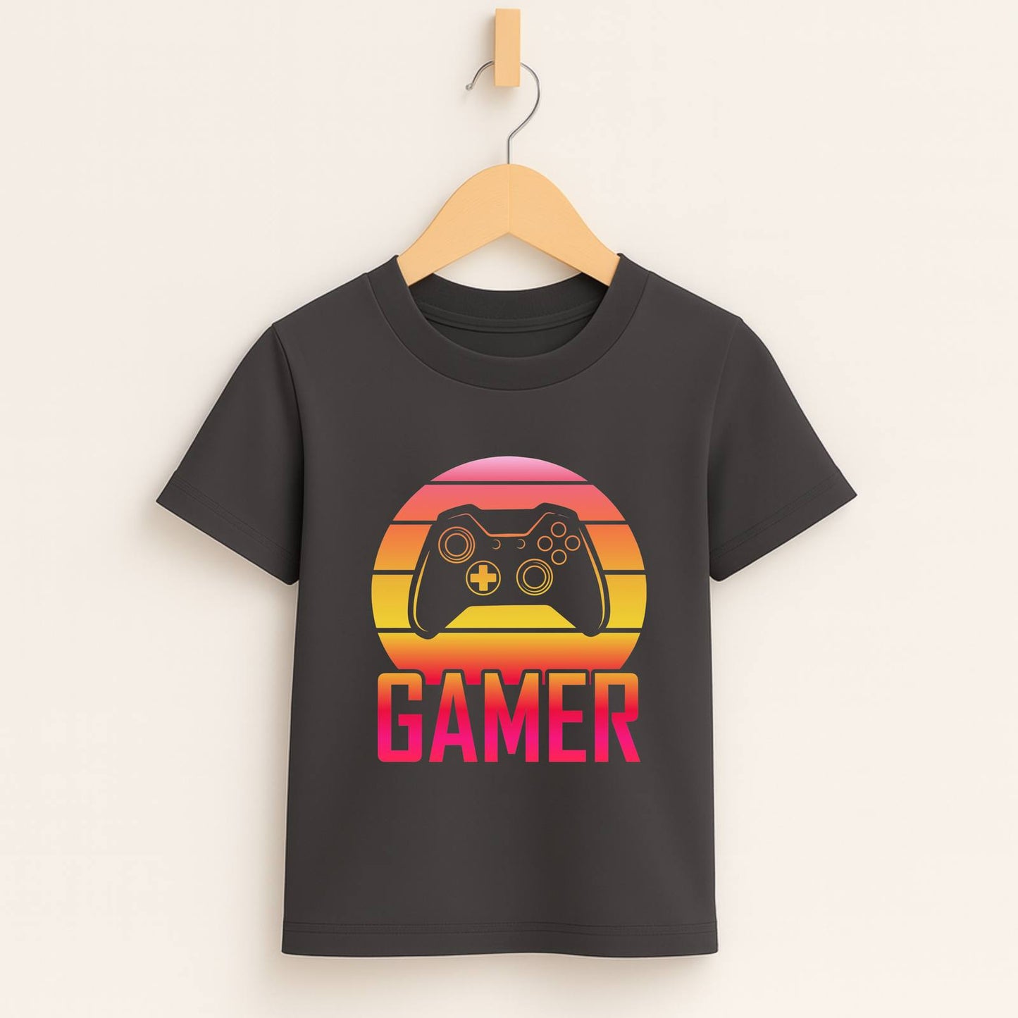Gamer Sunset – XB Edition Kids Tee 🎮