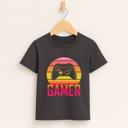 Gamer Sunset – XB Edition Kids Tee 🎮