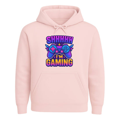 Shhh I’m Gaming – Neon Gamer Hoodie 🎮⚡