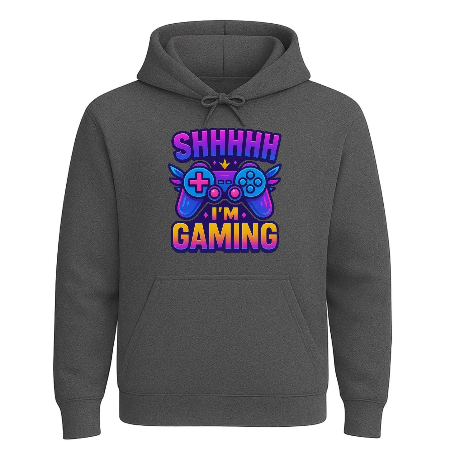 Shhh I’m Gaming – Neon Gamer Hoodie 🎮⚡
