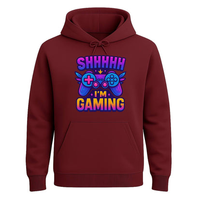 Shhh I’m Gaming – Neon Gamer Hoodie 🎮⚡