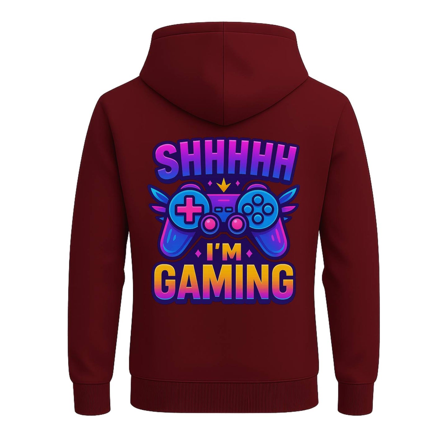 Shhh I’m Gaming – Limited Edition Back Print Hoodie 🎮⚡