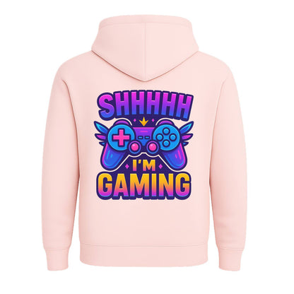 Shhh I’m Gaming – Limited Edition Back Print Hoodie 🎮⚡
