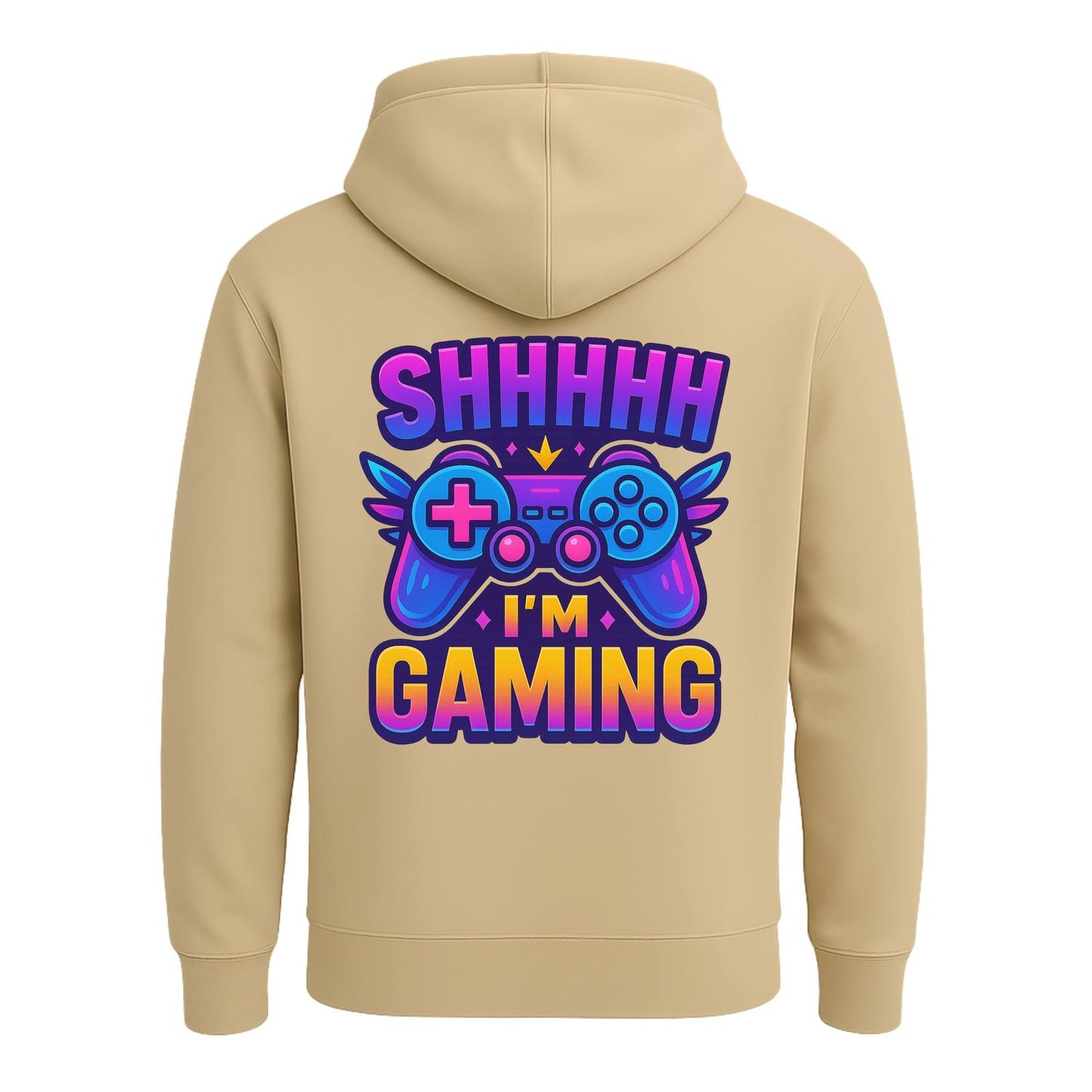 Shhh I’m Gaming – Limited Edition Back Print Hoodie 🎮⚡