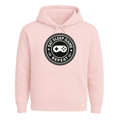 Eat Sleep Game Repeat – Classic Gamer Hoodie 🎮