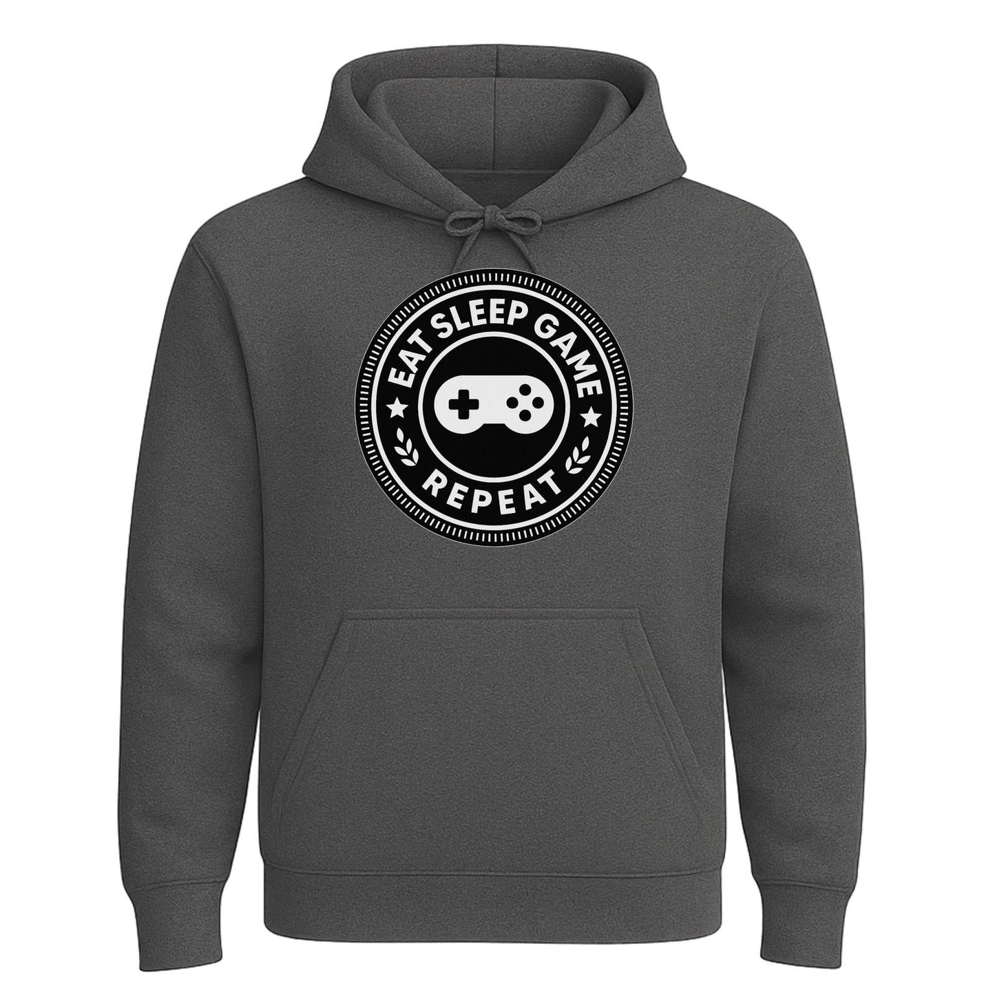 Eat Sleep Game Repeat – Classic Gamer Hoodie 🎮