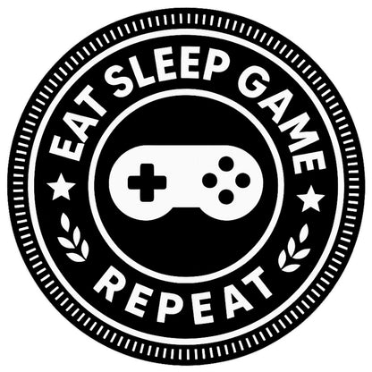 Eat Sleep Game Repeat – Classic Gamer Hoodie 🎮