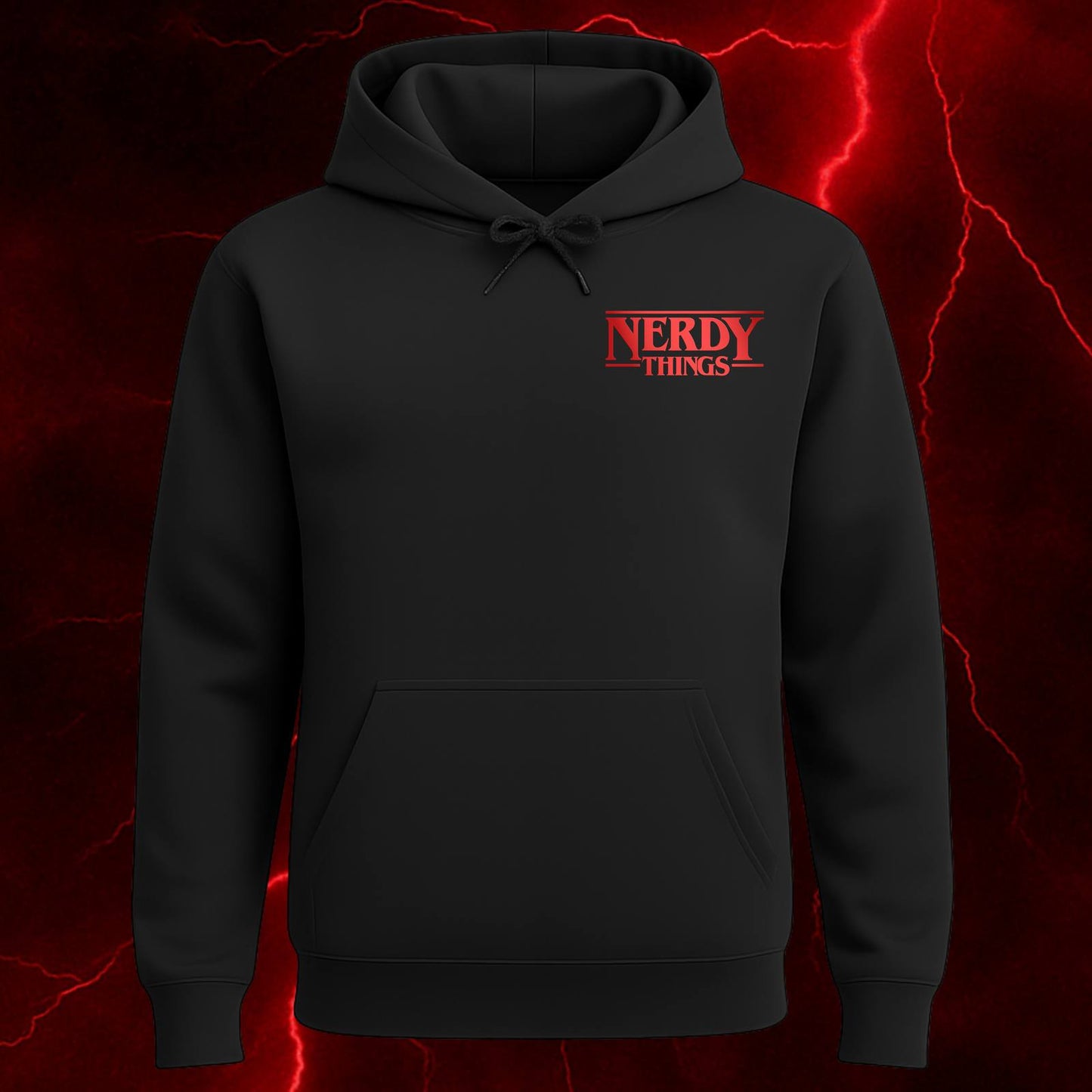 Nerdy Things RPG Character Cards Hoodie | Hooded Sweatshirt