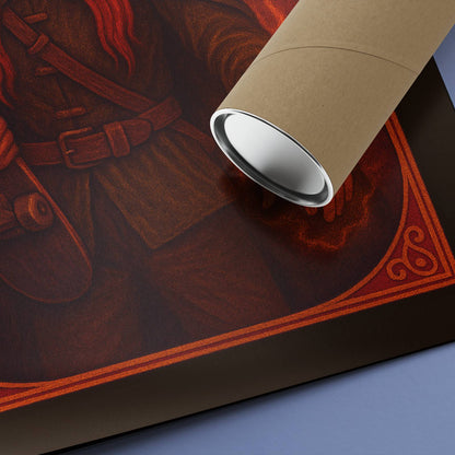 The Zoomer Rolled Poster - Fantasy Illustration, DnD Wall Art