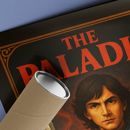 The Paladin Rolled Poster - Fantasy Illustration, DnD Wall Art