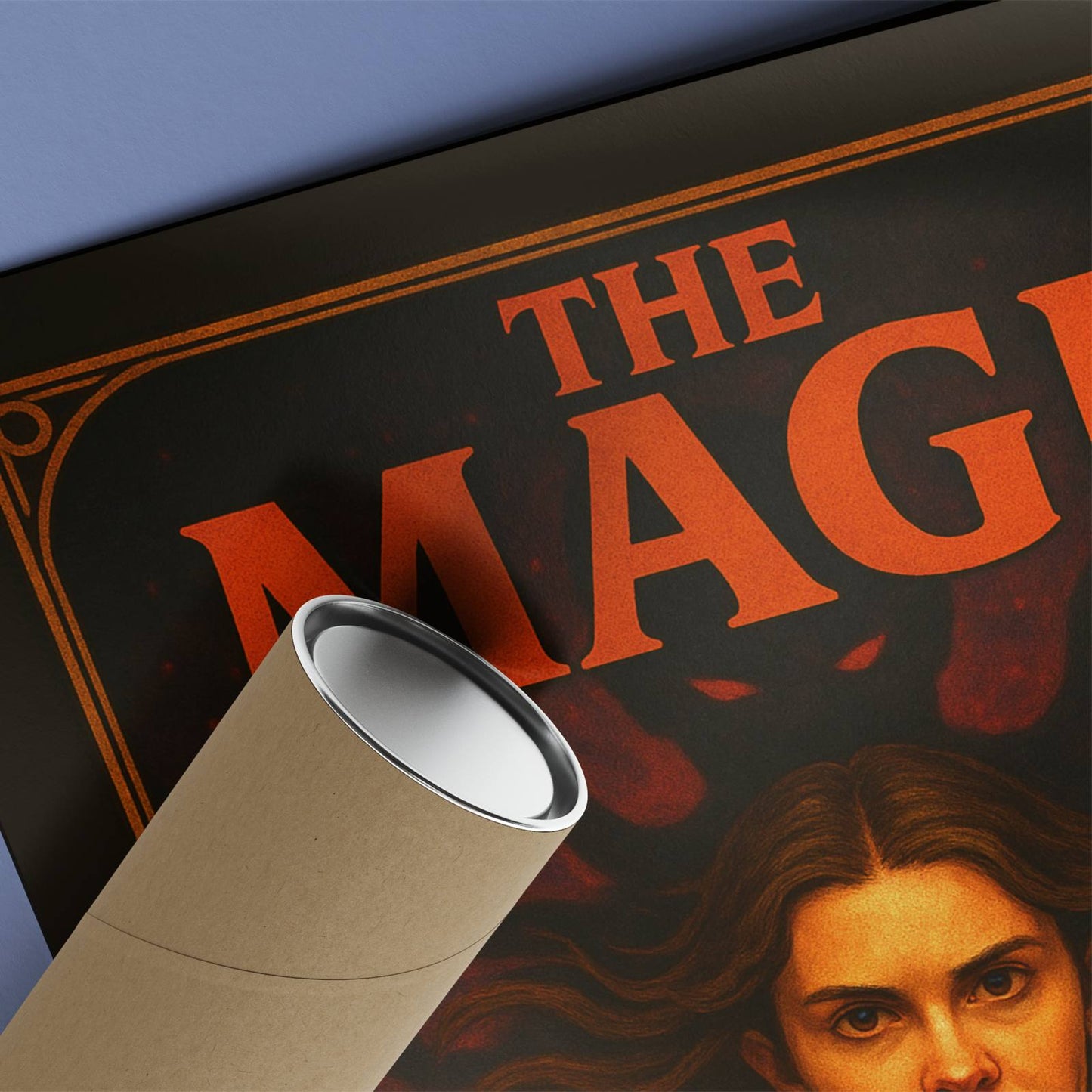 The Mage Rolled Poster - Fantasy Illustration, DnD Wall Art