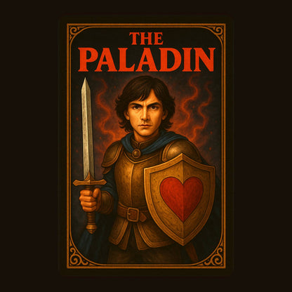 The Paladin T-Shirt | DnD Card Design Tee