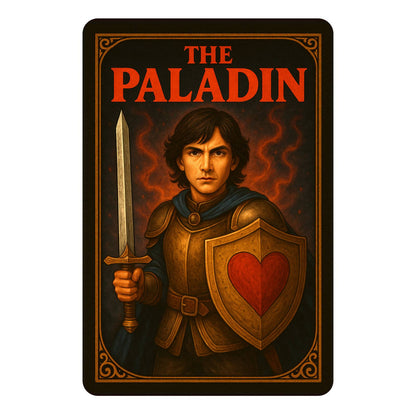 The Paladin T-Shirt | DnD Card Design Tee