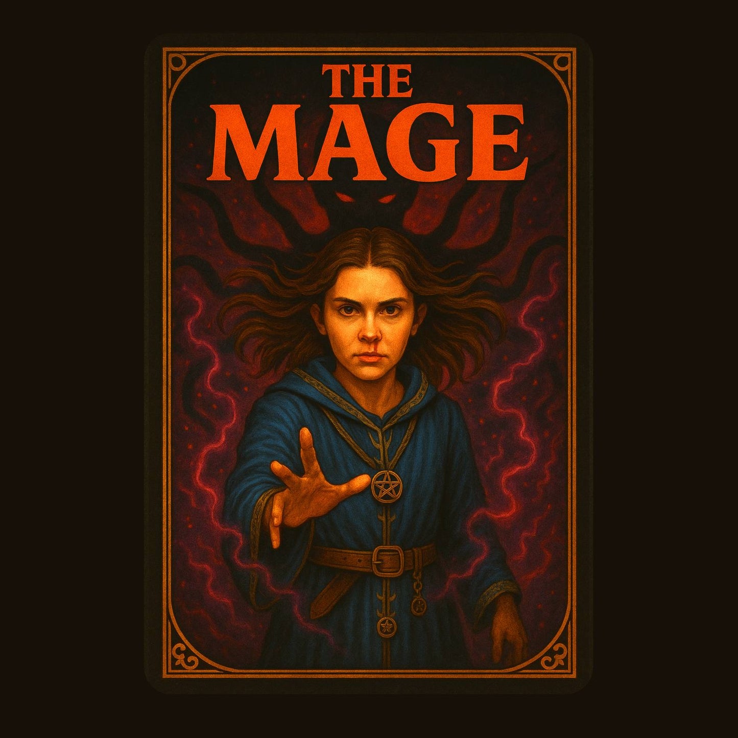The Mage T-Shirt | DnD Card Design Tee