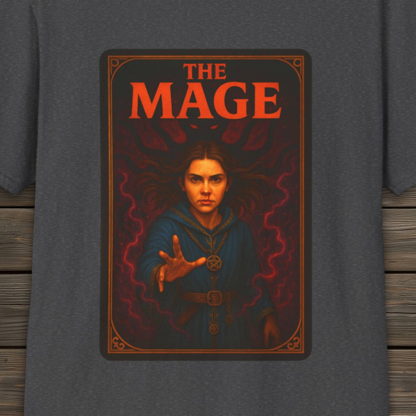 The Mage T-Shirt | DnD Card Design Tee
