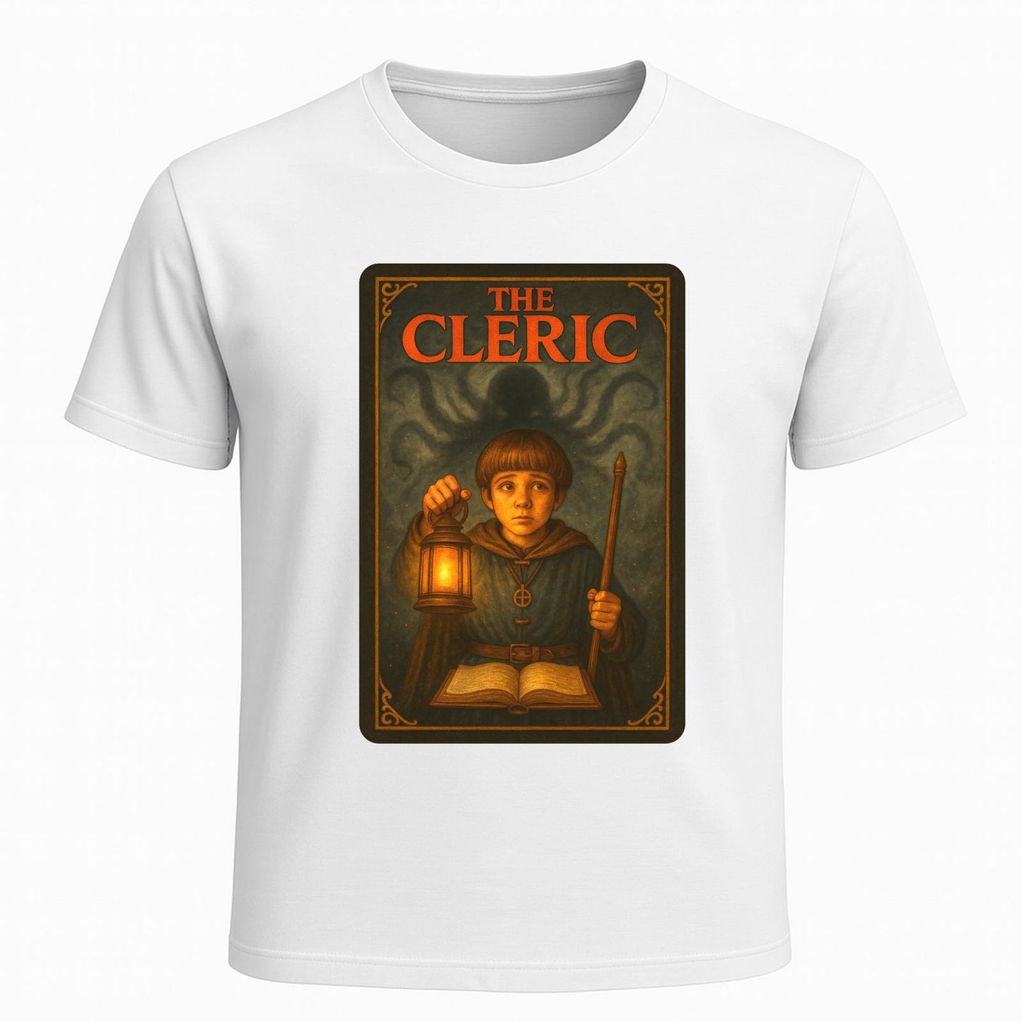The Cleric T-Shirt | DnD Card Design Tee