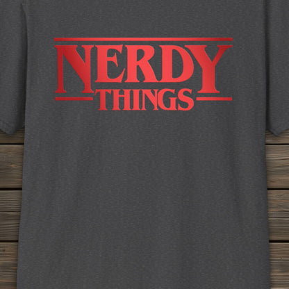 Nerdy Things T-shirt - Parody Design