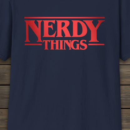 Nerdy Things T-shirt - Parody Design