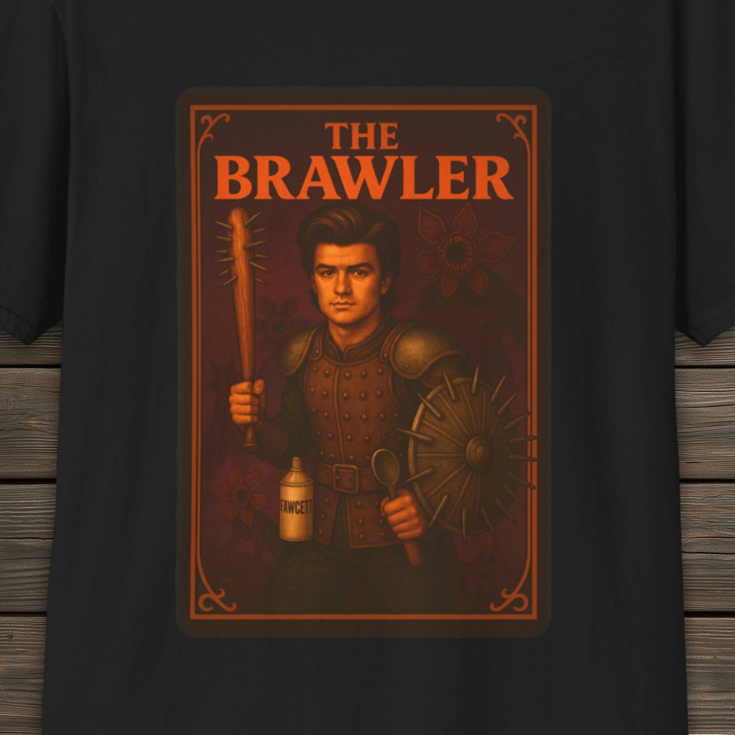 The Brawler T-Shirt | DnD Card Design Tee