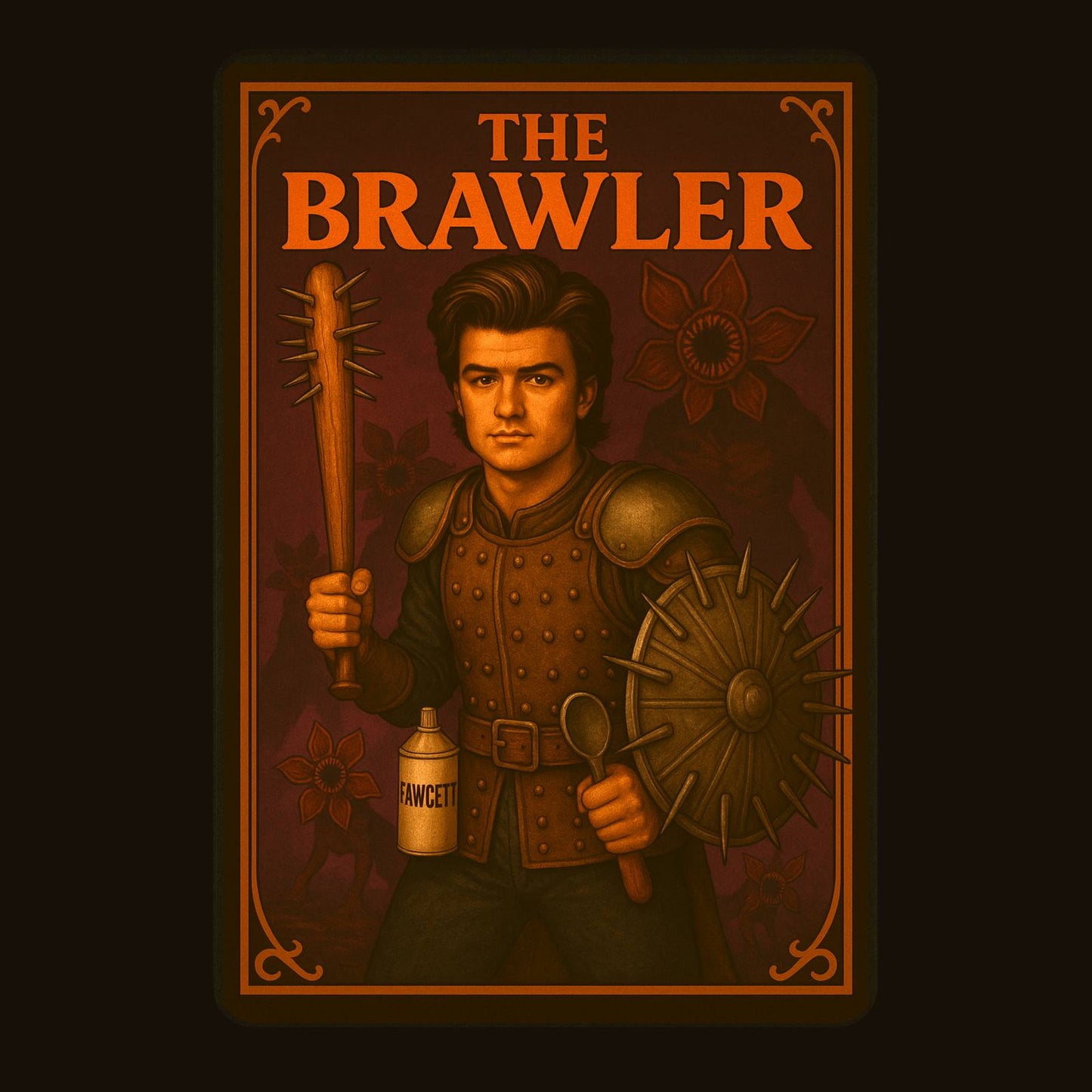 The Brawler T-Shirt | DnD Card Design Tee