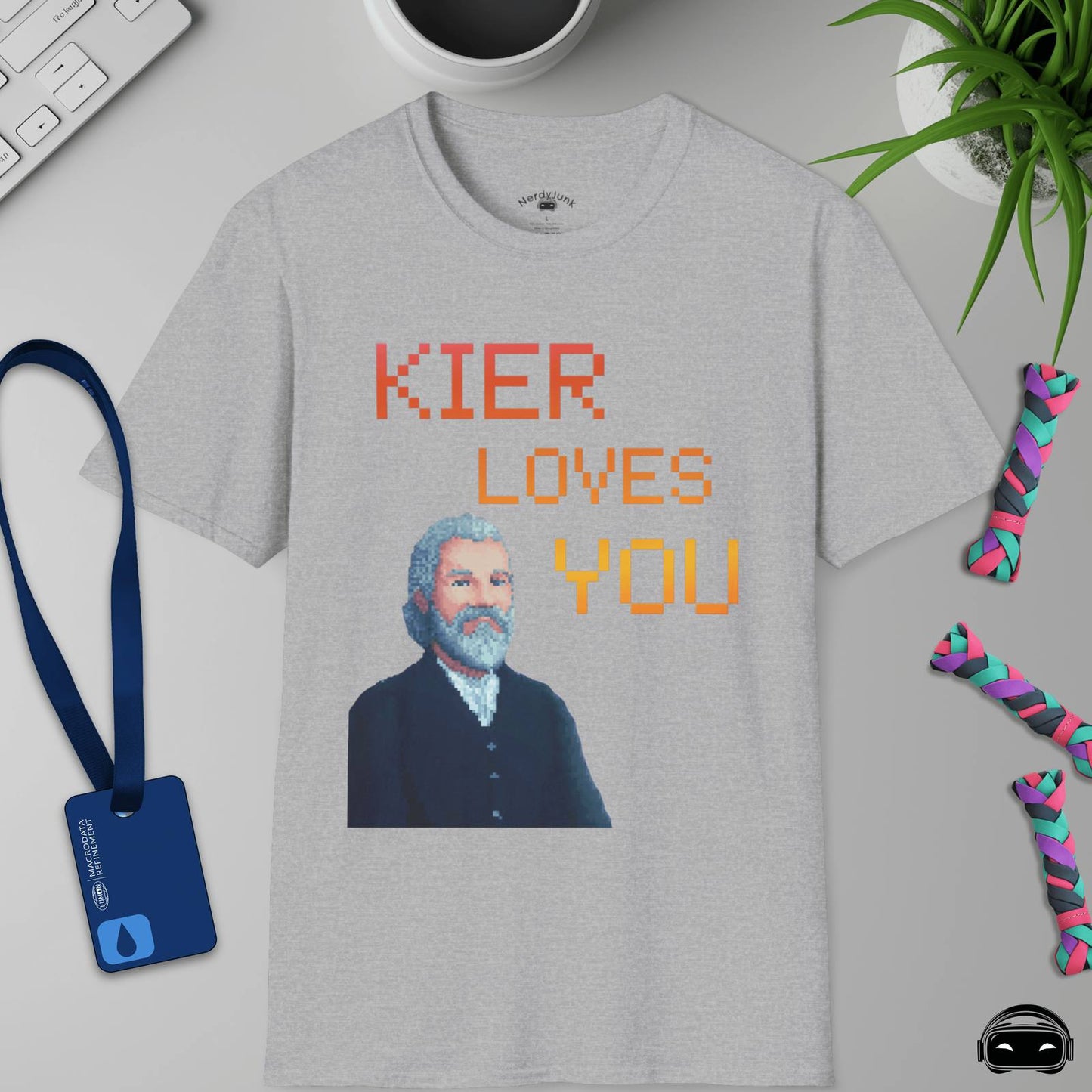 Kier Loves You - Pixel Art design T-shirt