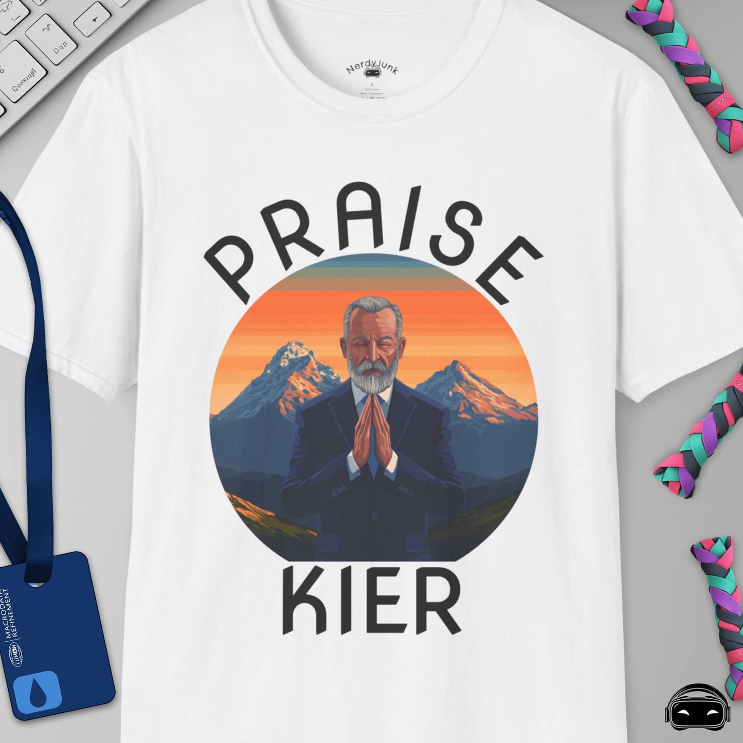 Praise Kier T-shirt - Pixel Art design