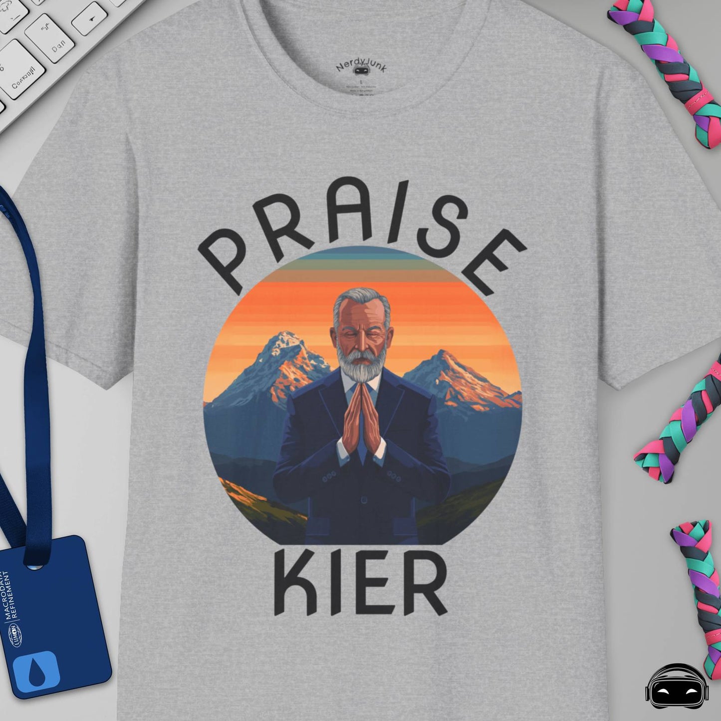 Praise Kier T-shirt - Pixel Art design