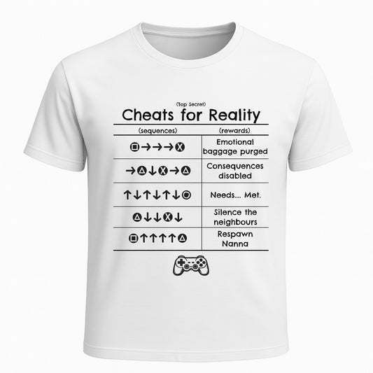 Cheats for Reality - T-Shirt
