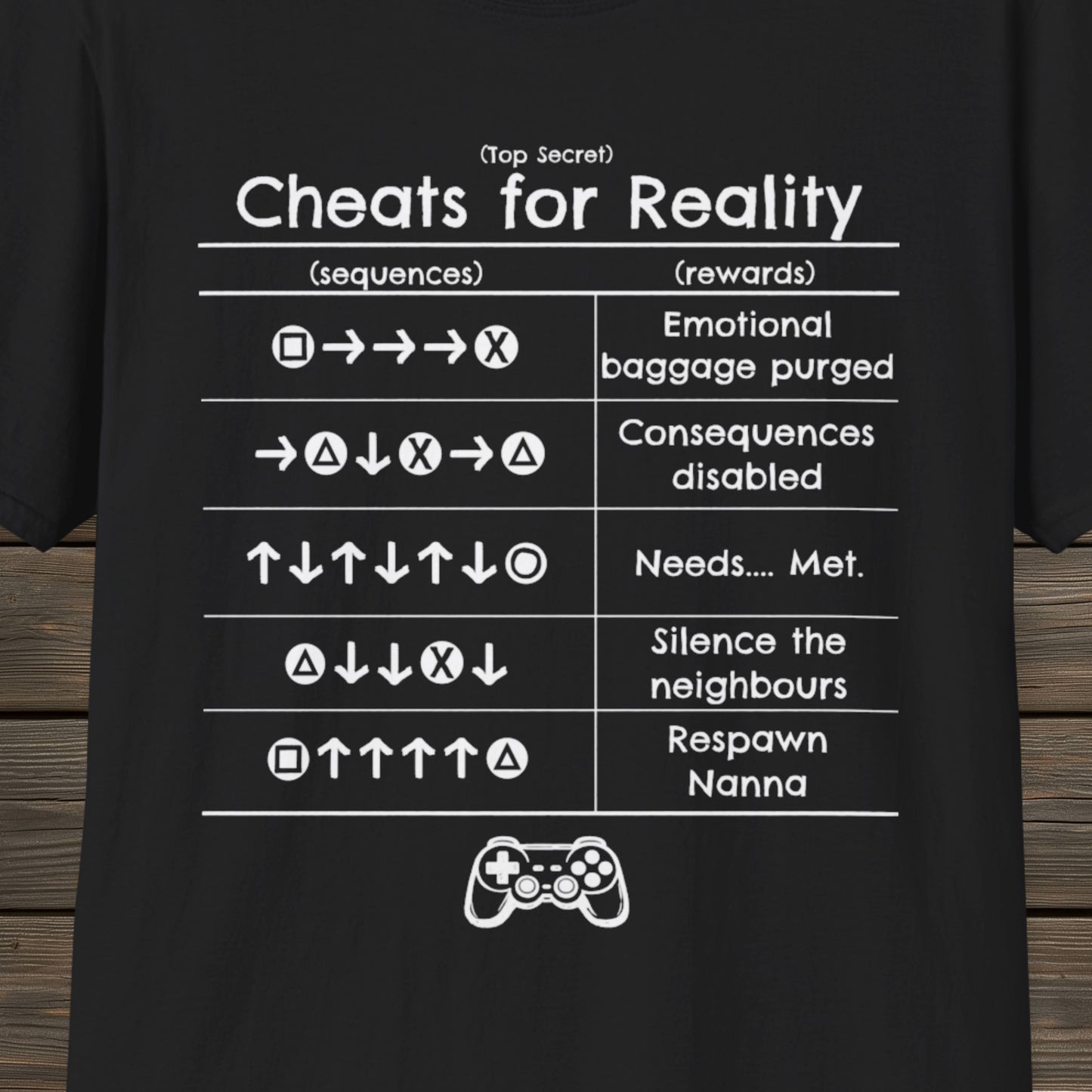 Cheats for Reality - T-Shirt