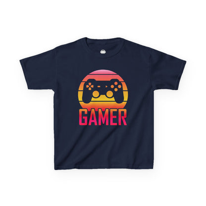 Gamer Sunset 2 – Kids Gaming Tee 🎮