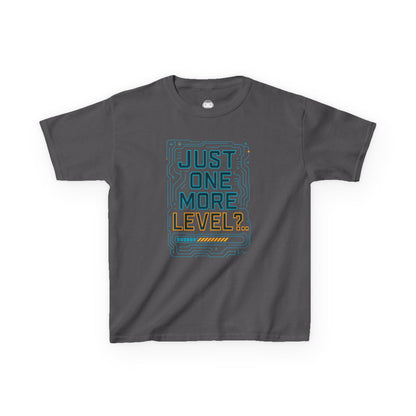 Just One More Level – Kids Tech Gamer T-Shirt ⚡🎮