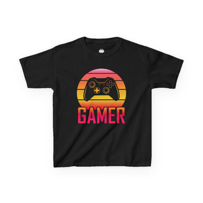 Gamer Sunset – XB Edition Kids Tee 🎮