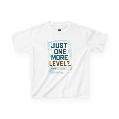 Just One More Level – Kids Tech Gamer T-Shirt ⚡🎮